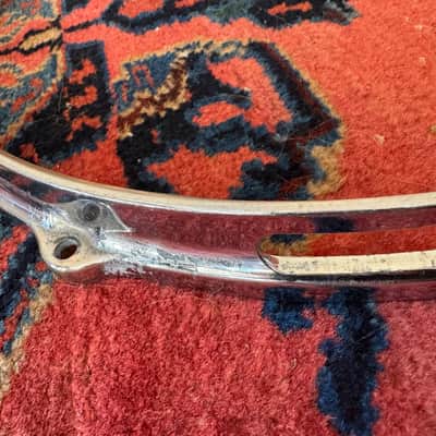 Gretsch 1960s Round Badge Era 14 Inch Snare Side Hoop Die Cast 8 Lug image 10