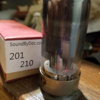NU National Union 7N7 Loktal tNOS AT1000 TESTED Balanced! PI Vacuum Tube greyglass T1 rare support rods triple mica early military dual triode (like 6SN7) 1941-1946 image 4
