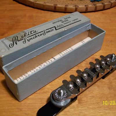 Gretsch Melita Synchro Sonic bridge 1950's in the box image 1