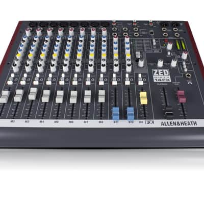Allen & Heath ZED-60-14FX 14-Channel Mixer with 60mm Faders, Effects image 2