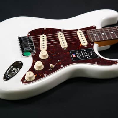 MINT MINT Fender American Ultra Stratocaster - Rosewood Fingerboard - Arctic Pearl 254 image 1