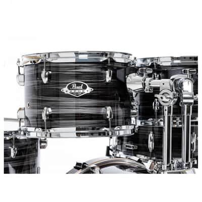 Pearl Export Graphite Silver Twist 5 Piece Drum Kit including PX Cymbals (20", 10", 12", 14", 14" Snare) image 7