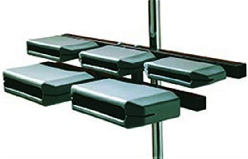 Latin Percussion Granite Black Set with Universal Mount image 1