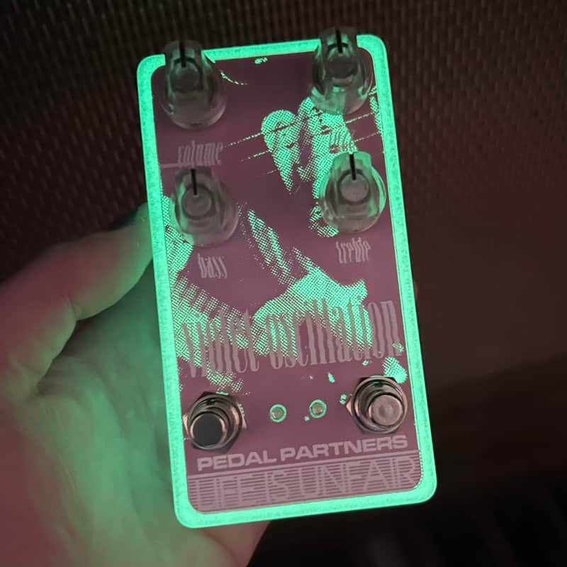 LIFE IS UNFAIR Violet Oscillation Shoegaze Fuzz - LTD ED Pink Glowgazer image 1
