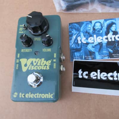 TC Electronic Viscous Vibe Guitar Pedal with Box Manual Cord Etc Univibe Pedal image 3