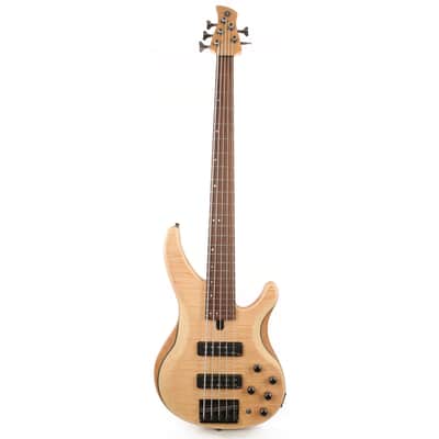 Yamaha TRBX605FM 5-String Electric Bass Guitar Natural image 7