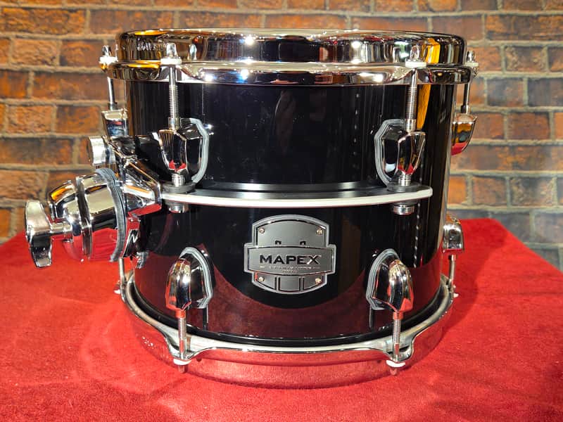 Mapex Saturn Evolution Maple 10x8" Tom Black w/ Evans Top Head image 1