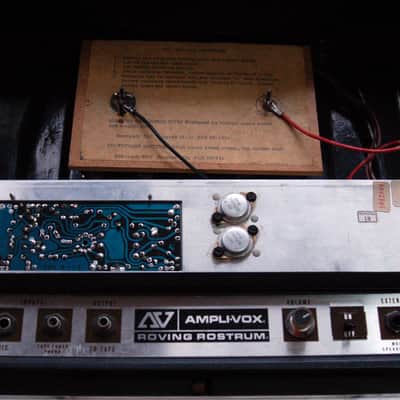 Vintage '60s Ampli-Vox Roving Rostrum Portable Amplifier & Astatic Mic image 3