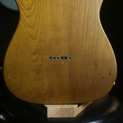1986-1987 Fender Japan Telecaster CTL-50RL, Left-Handed, MIJ - Antique Ash - Leather Pickguard / Pro Setup image 9