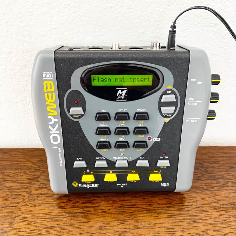 M LIVE Okyweb 1 MIDI File Karaoke Player made in Italy with power supply! Read the full ad! image 1
