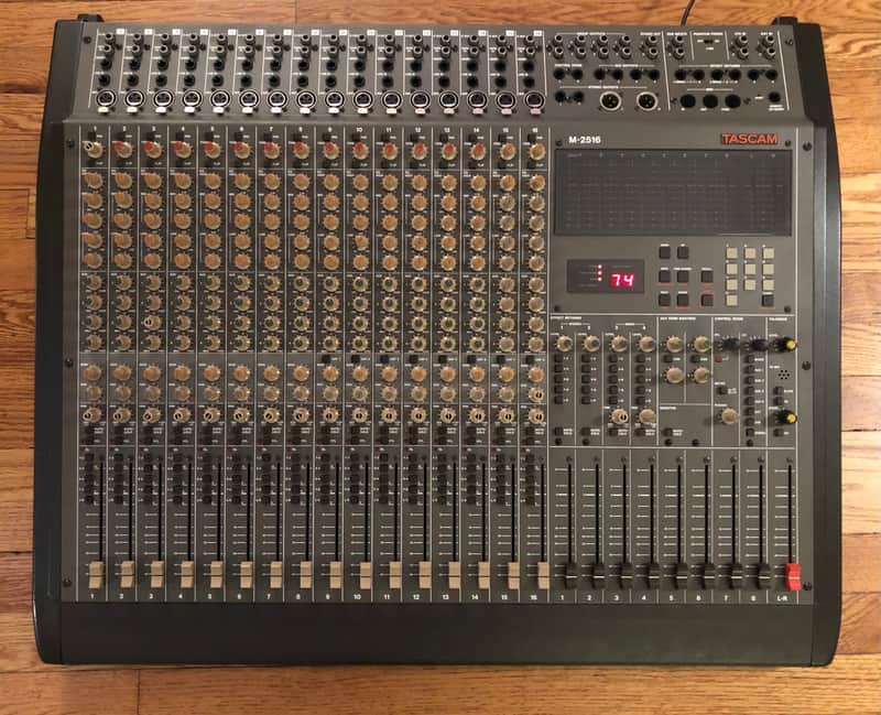 Tascam M-2516 Analog Mixing Board '80's | Reverb