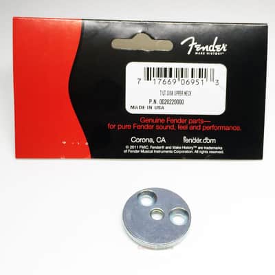 Genuine Fender Upper Neck Micro-Tilt 3-Bolt Guitar Tilt Disc / Disk