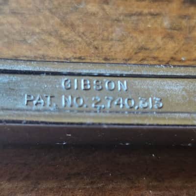 GIBSON ABR-1 TUNE-O-MATIC BRIDGE PATENT NUMBER MID TO LATE '60's & '70's MODELS NYLON SADDLES image 7