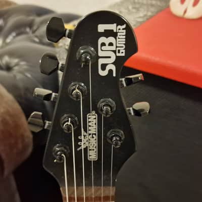 Music Man Silhouette SUB1 USA - Teal Green Dimebag Signature Duncan American Guitar image 10
