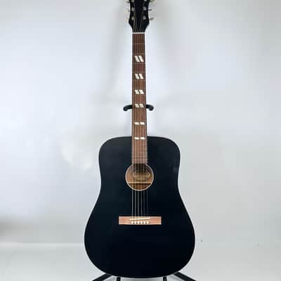 Recording King RDS-7-MBK Dirty 30's Series 7 Dreadnought Acoustic Guitar w/ Hard Case image 2