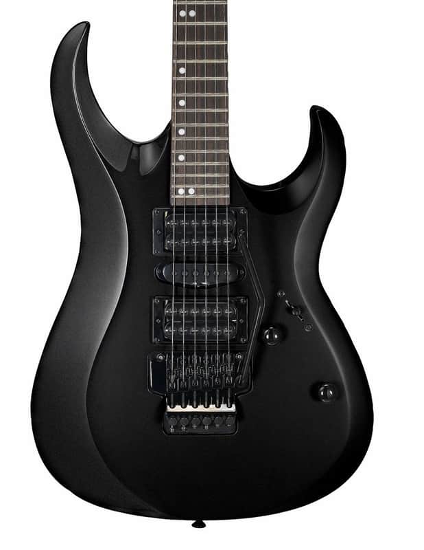 Cort X6 Black Gloss Electric Guitar image 1