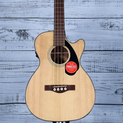 Fender CB-60SCE Acoustic-Electric Bass | Natural image 1