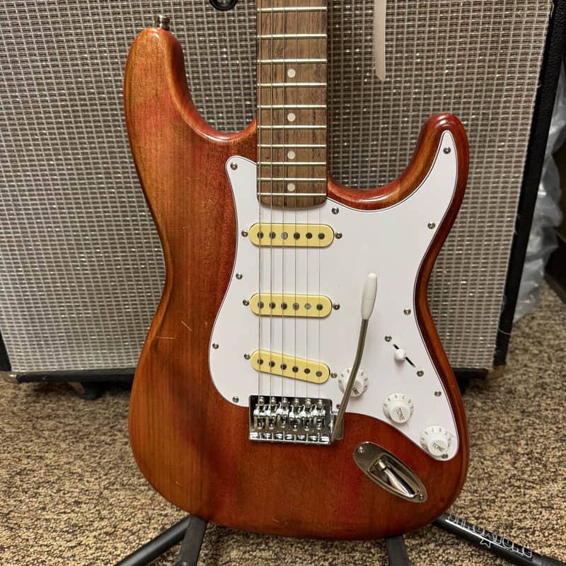 No Name Partscaster - Burgundy Stain image 1