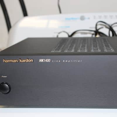 Serviced Harman Kardon HK 1400 Line Amplifier with original box image 4