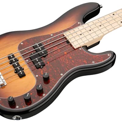 Sadowsky MetroLine 21-Fret Hybrid P/J Bass - 5 String-'59 Burst Transparent High Polish image 1
