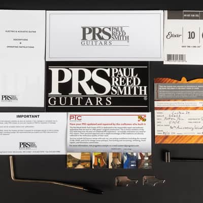 2015 PRS 30th Anniversary Wood Library Custom 24 Flame 10-Top - Black Gold | USA Core Solid Rosewood Neck Gold Hardware Kloppmann HB57 Pickups | CoA OHSC image 18