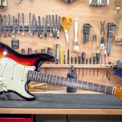 Fender Stratocaster Serie L 1963 - Sunburst Refin image 3
