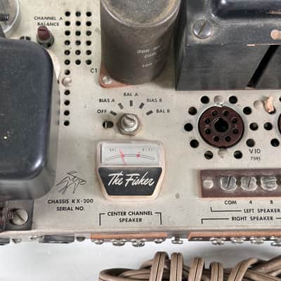 Vintage Fisher KX-200 Integrated Tube Amp Amplifier image 5
