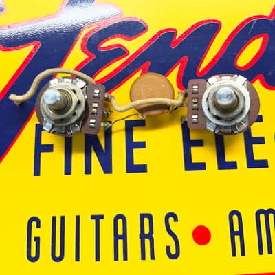 Vintage Fended 1966 Telecaster Electric Guitar Pots Fender image 1