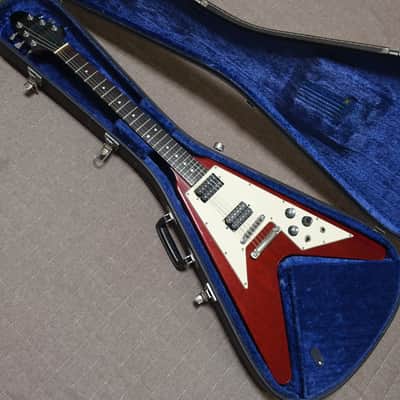 1978 Greco Japan FV-600 Flying V (Cherry Red) (w/ OHSC) | Reverb