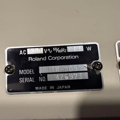 Roland TR-909 Rhythm Composer image 5