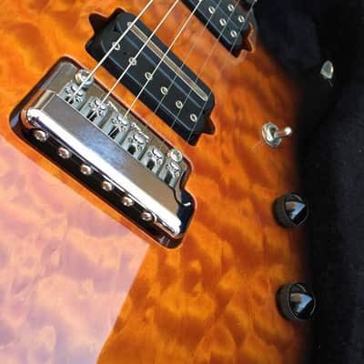 Music Man John Petrucci BFR JP6  2015 Black Gold Quilt image 2
