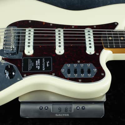 Fender Vintera III Early 60 Bass VI Rosewood Olympic White MX26009522 image 6