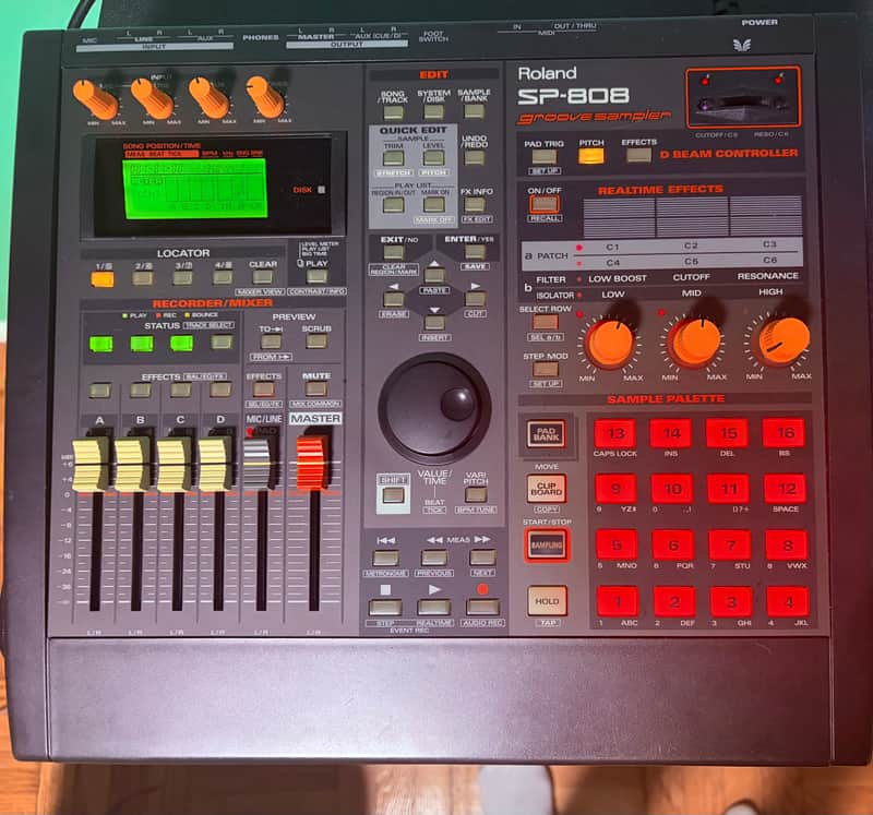 Roland SP-808 Groove Sampler 2000s - Black