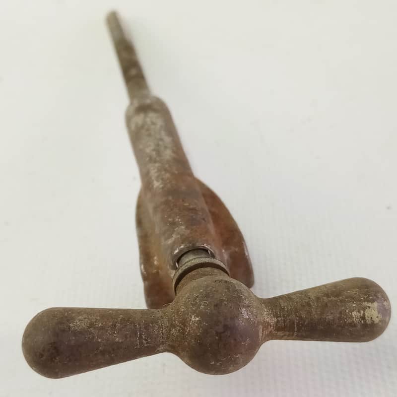 Leedy 1+Bowtie Bass-Drum Tension T-Rods+Claws Vintage 30s Nickel Bow-Tie USA8/10 image 1