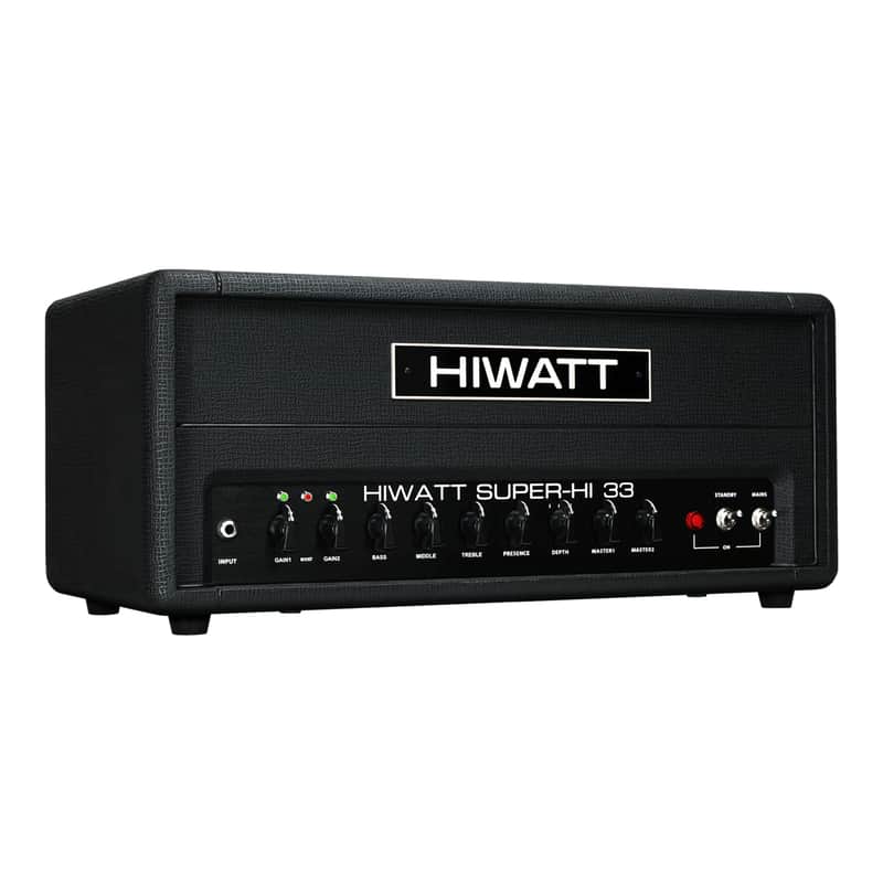 Hiwatt T-Series SUPER-HI 33 30-Watt Hi-Gain Tube Amp Head - Black - Open Box image 1