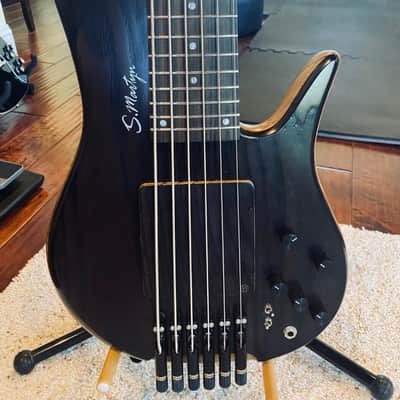 S. Martyn 32" Scale, 6-String Headless Bass Guitar 2010-2020 Natural image 5