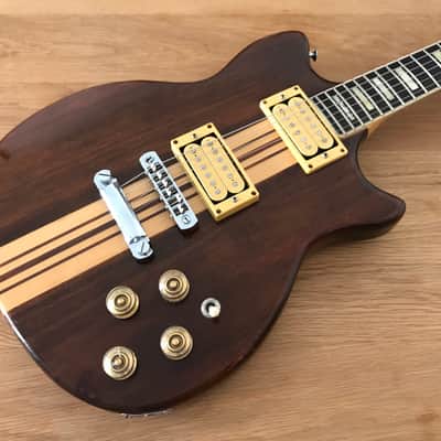 Vintage 70’s Samick Johnny Pro II Electric Solid-body Guitar Neck trough w. Gibson Strings image 2