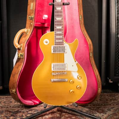 Gibson Custom Shop 1957 Les Paul Reissue Murphy Lab Electric Guitar - Double Gold with Hardshell Case image 15