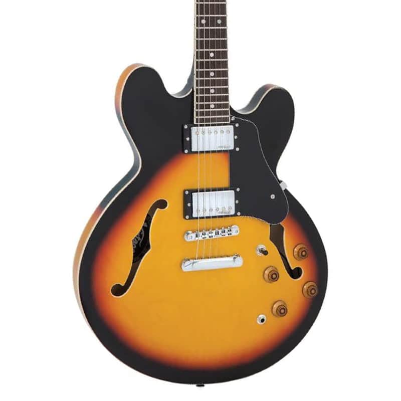 Vintage VSA500 Reissued Series Semi-Hollow | Reverb