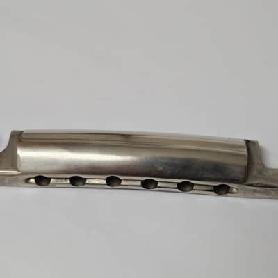 Gibson Vintage 1950's Nickel Stop Tailpiece 1956 1957 1958 1960 Les Paul ES image 9