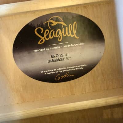 NEW Seagull Guitar S6 Cedar Original Acoustic Guitar - Natural image 11