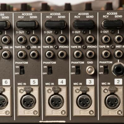 Tascam M520 20/8/2/16 vintage analog mixing console with power supply, and cable image 10