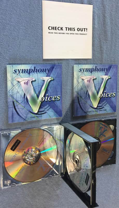 Spectrasonics Symphony of Voices AKAI / EMU Sampler 5 CDs SET, still sold new for $499 image 1