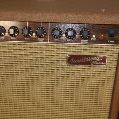 Fender Acoustasonic Junior Acoustic Guitar Combo Amp with cover used image 7