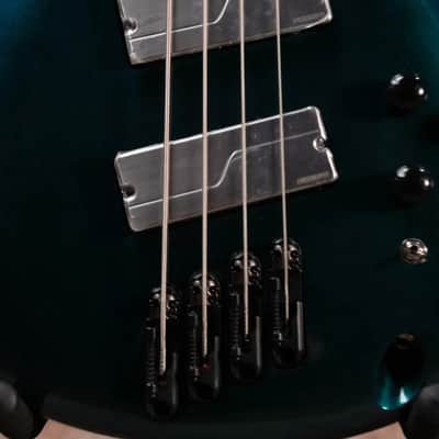 Ibanez Bass Workshop SRMS720BCM 4-String Multi-Scale Bass Guitar - Blue Chameleon image 10