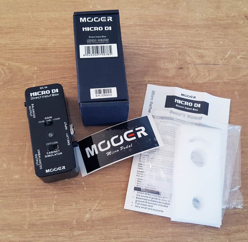 Mooer Micro DI Direct Input - Black image 1