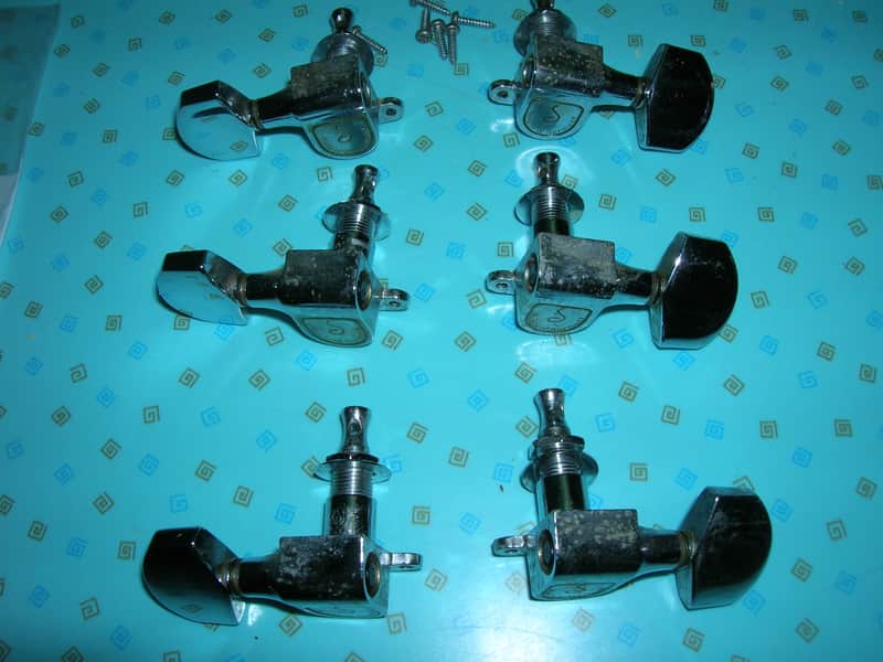 SCHALLER TUNERS 3x3 set 1970s---80s - chrome image 1