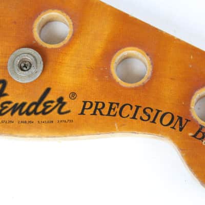 1970s Vintage Fender Precision Bass PBass Maple 4-Bolt NECK USA ~Honest RELIC~ Early-CBS image 13