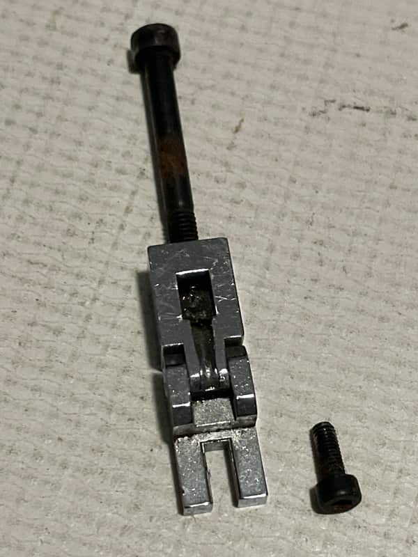 1980's Made in Germany Original Floyd Rose Tremolo Complete Chrome High E String Saddle image 1