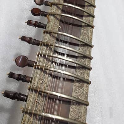 p. & brothers  professional vintage sitar, 40 to 45 years old, double tumba amazin mind blowing sound image 7